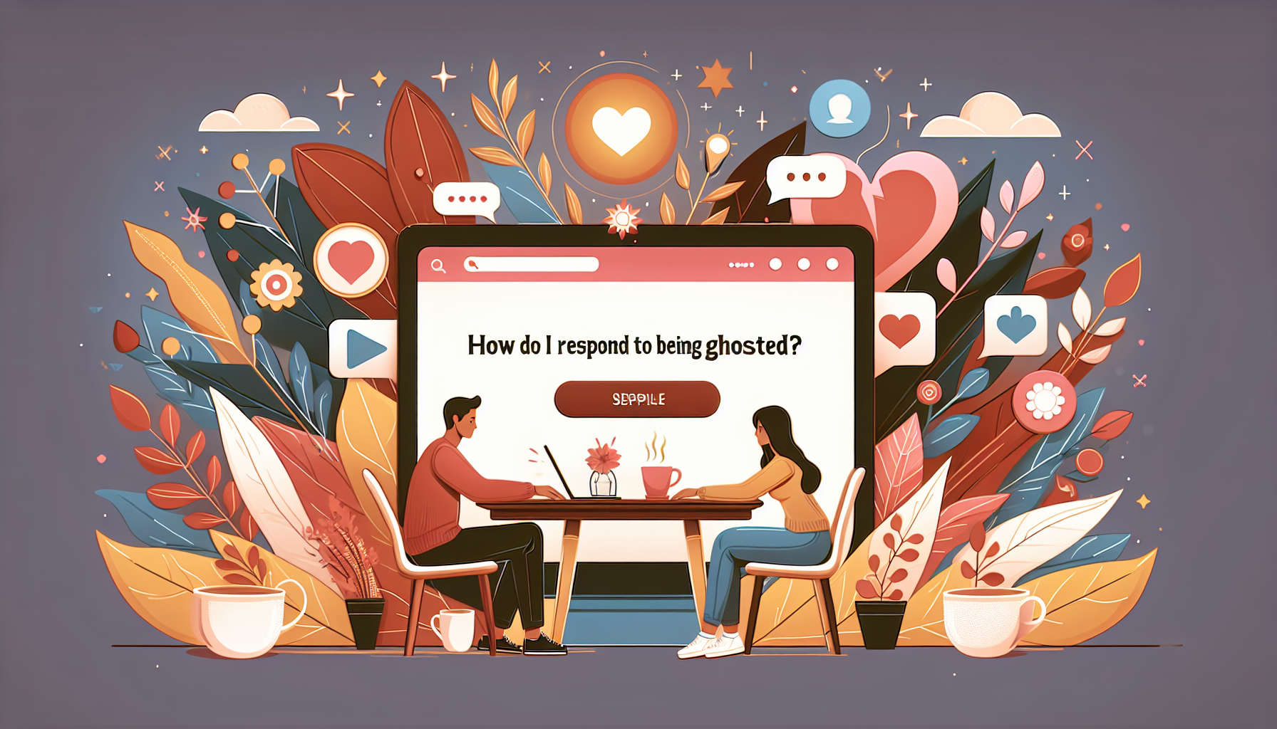 How do I respond to being ghosted?