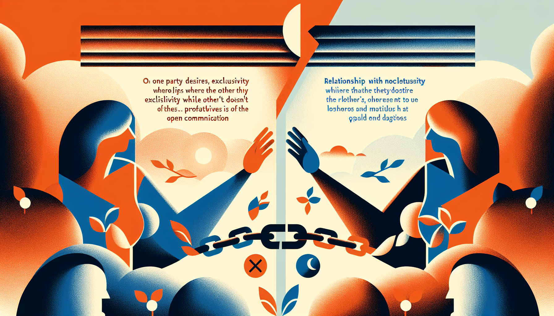 What to do if one person wants exclusivity and the other doesn't?