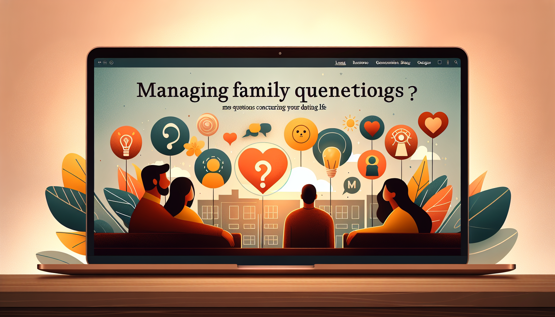 How do I manage family questions about my dating life?