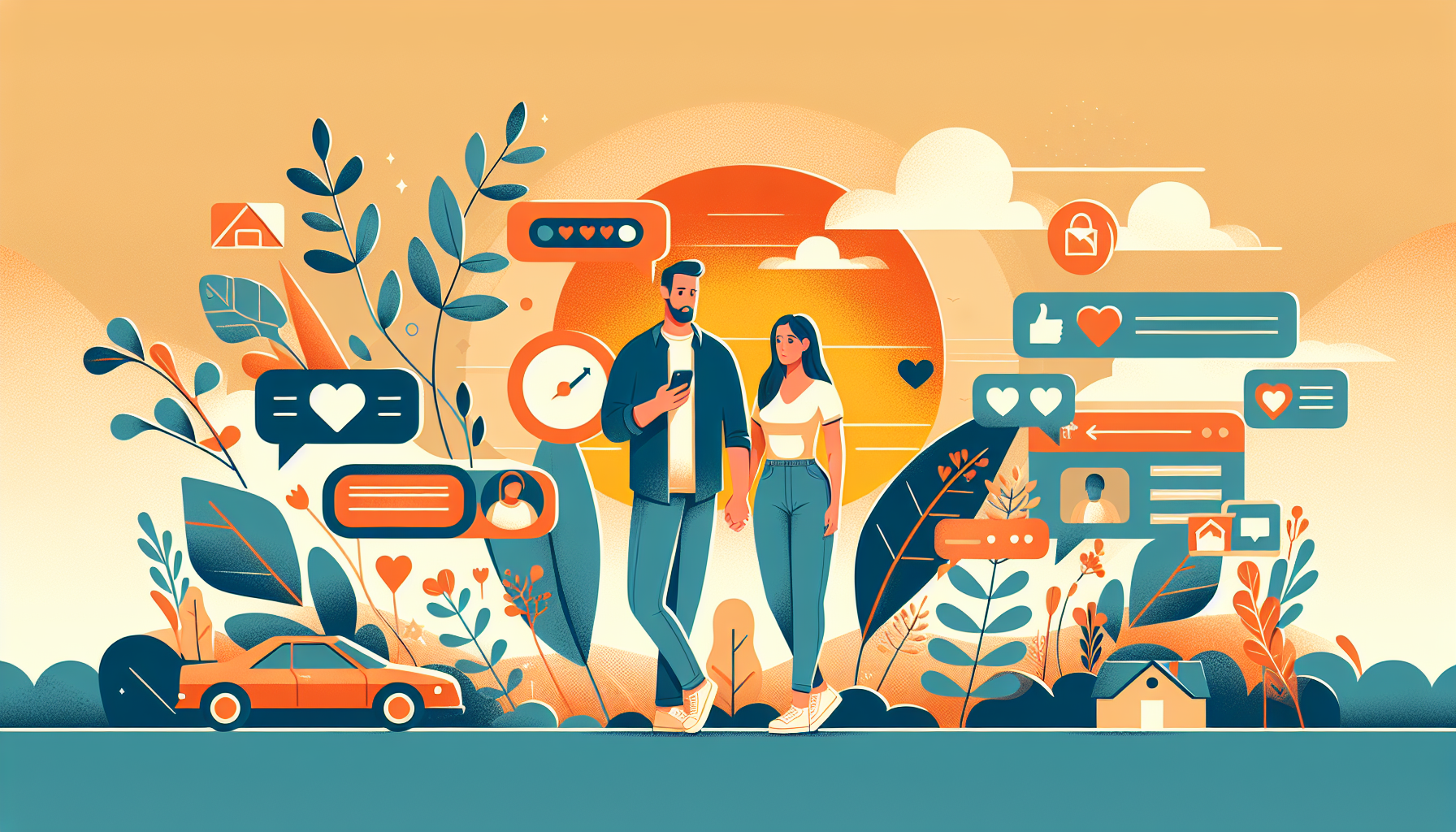 What to do if I see them active with someone else on social media?