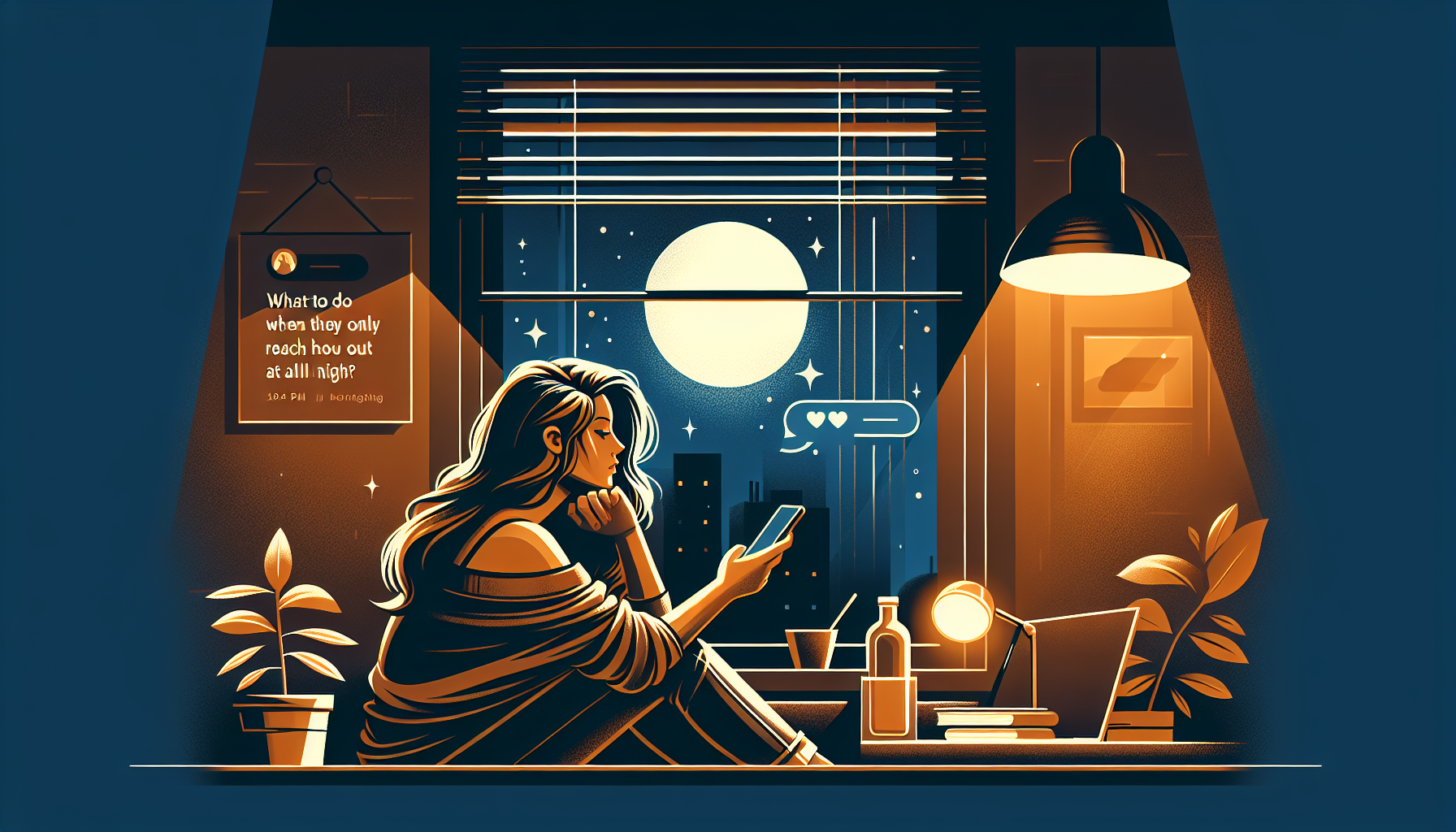 What to do when they only reach out late at night?