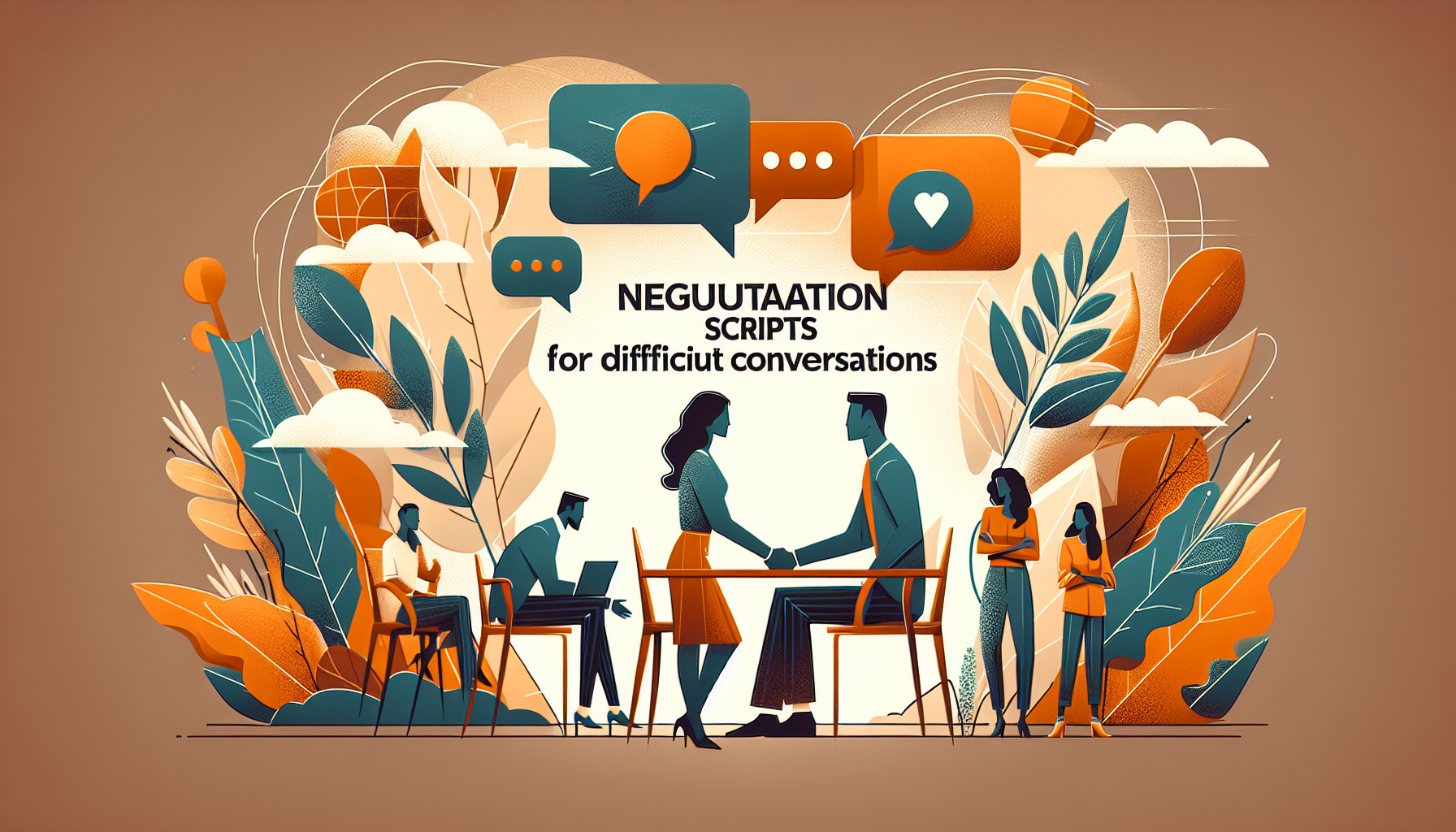 What are negotiation scripts for difficult conversations?