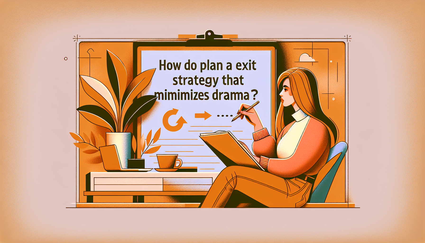 How do I plan an exit strategy that minimizes drama?