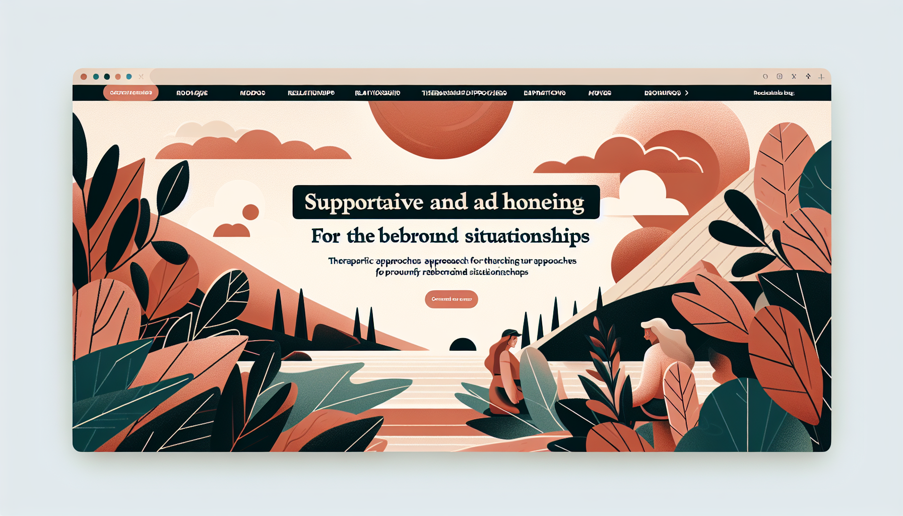 What therapeutic approaches help with rebound situationships?