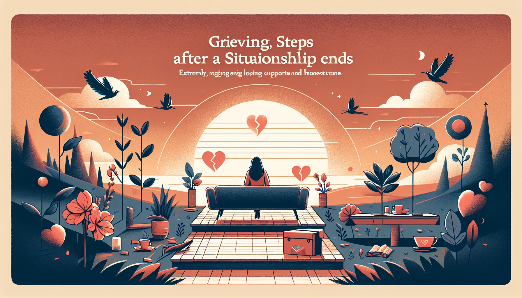 What grieving steps are normal after a situationship ends?