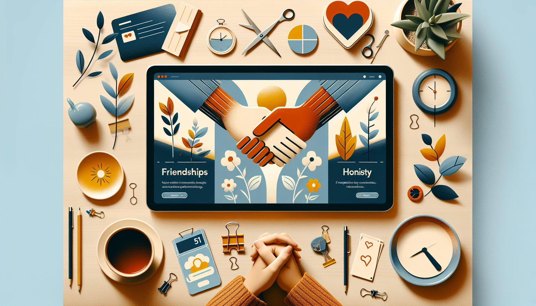 How do I handle mutual friends who take sides?