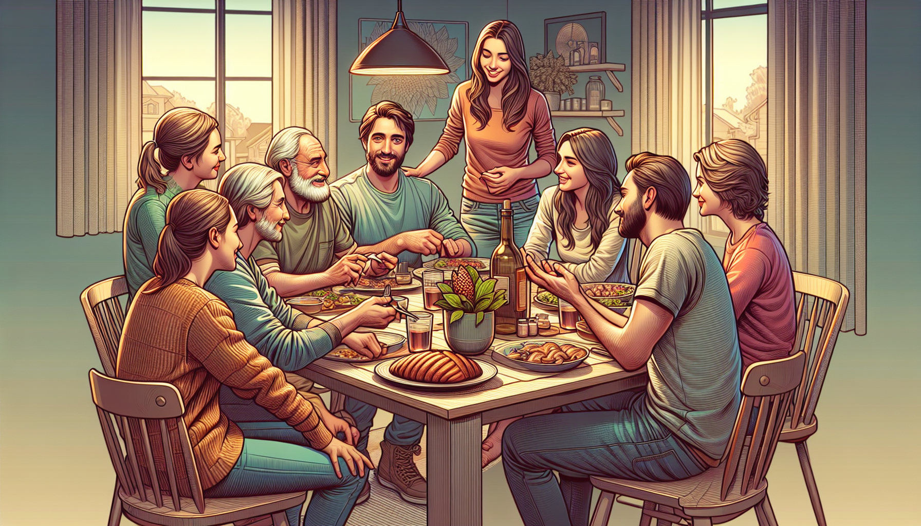 What to do if one person meets the other's family?