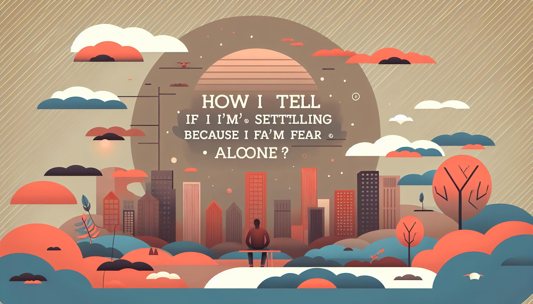How do I tell if I'm settling because I fear being alone?