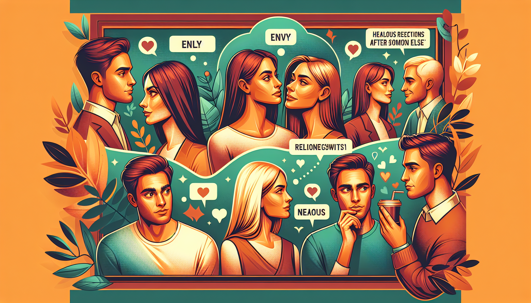 How do I handle jealous reactions if they see someone else?