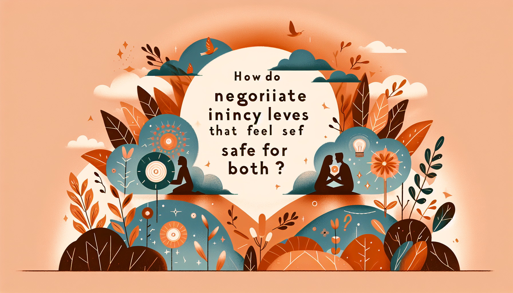 How do I negotiate intimacy levels that feel safe for both?
