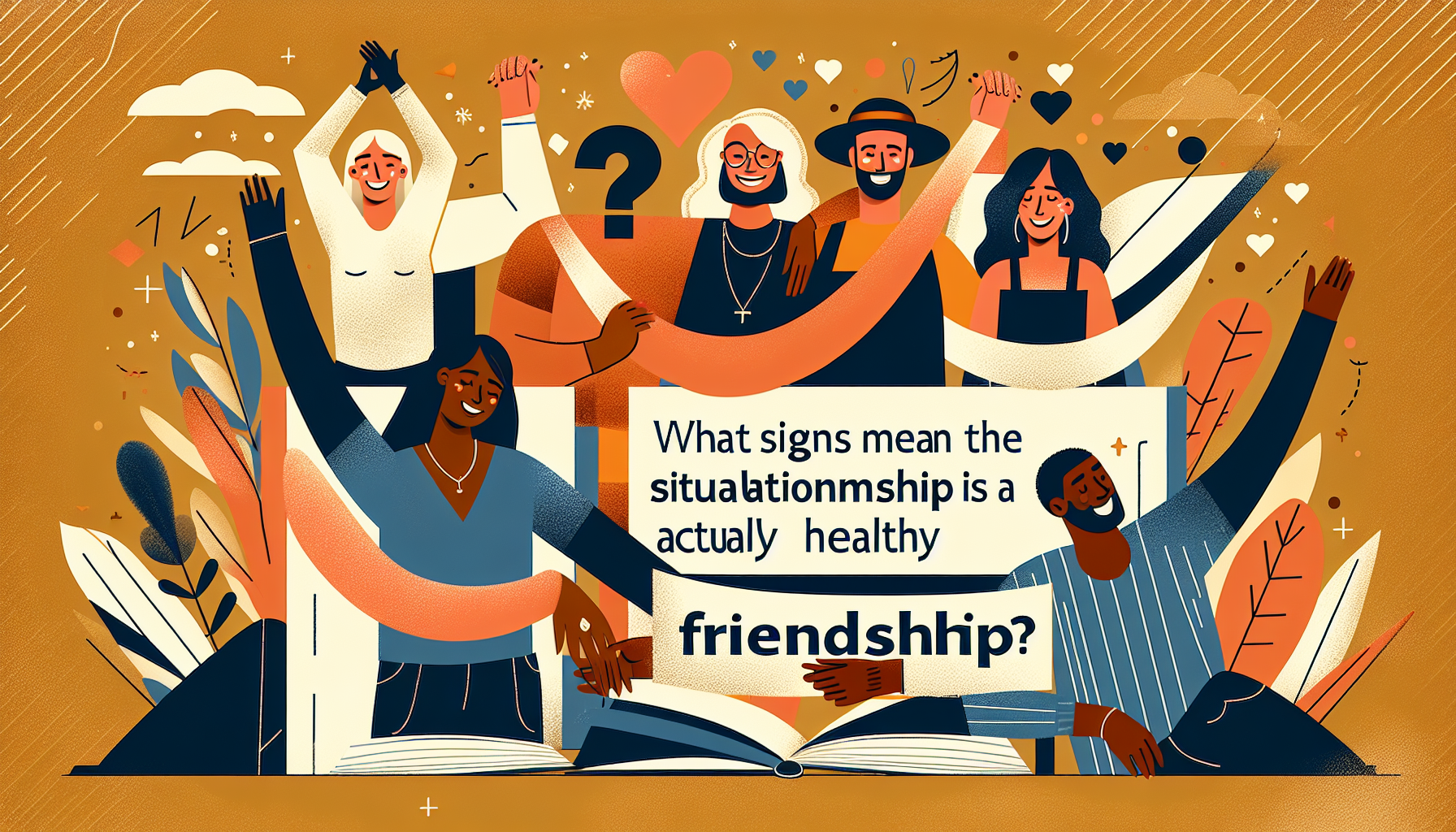 What signs mean the situationship is actually a healthy friendship?