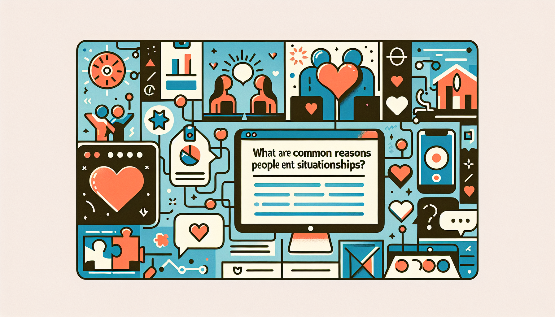 What are common reasons people enter situationships?