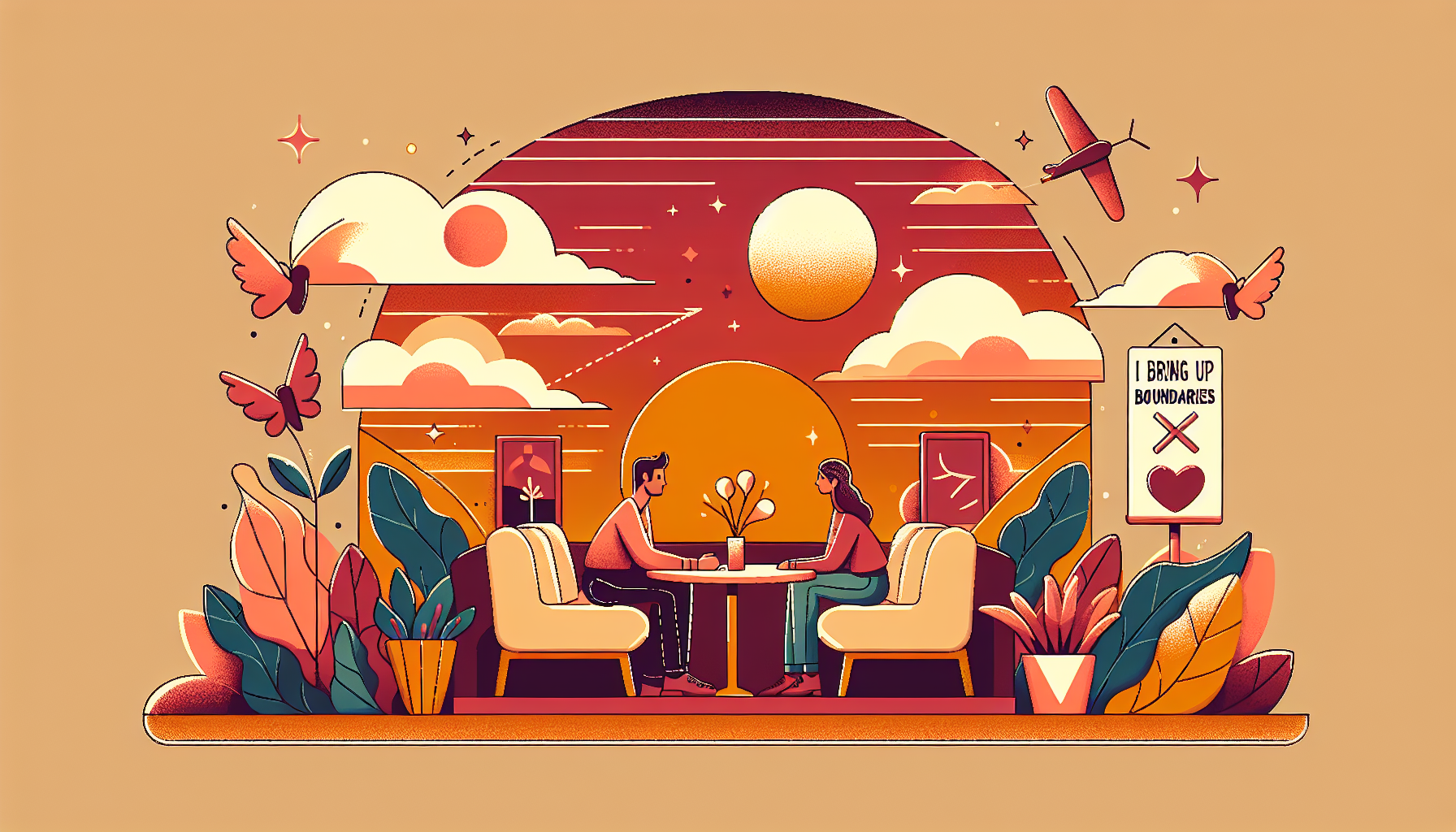 How do I bring up boundaries without scaring them off?