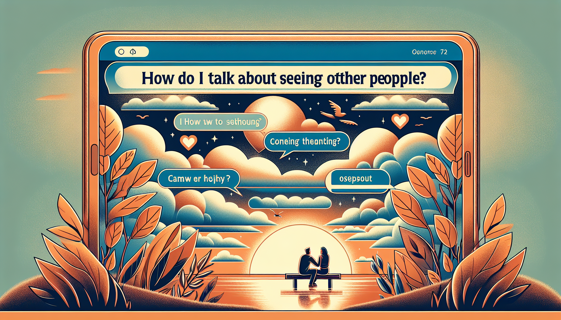 How do I talk about seeing other people?