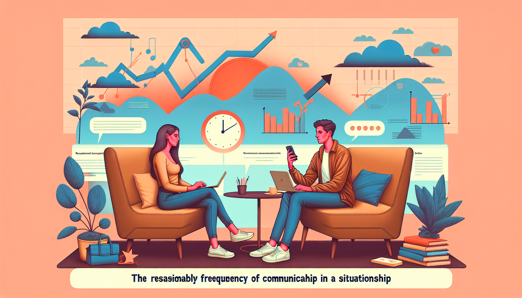 What is reasonable frequency of communication in a situationship?