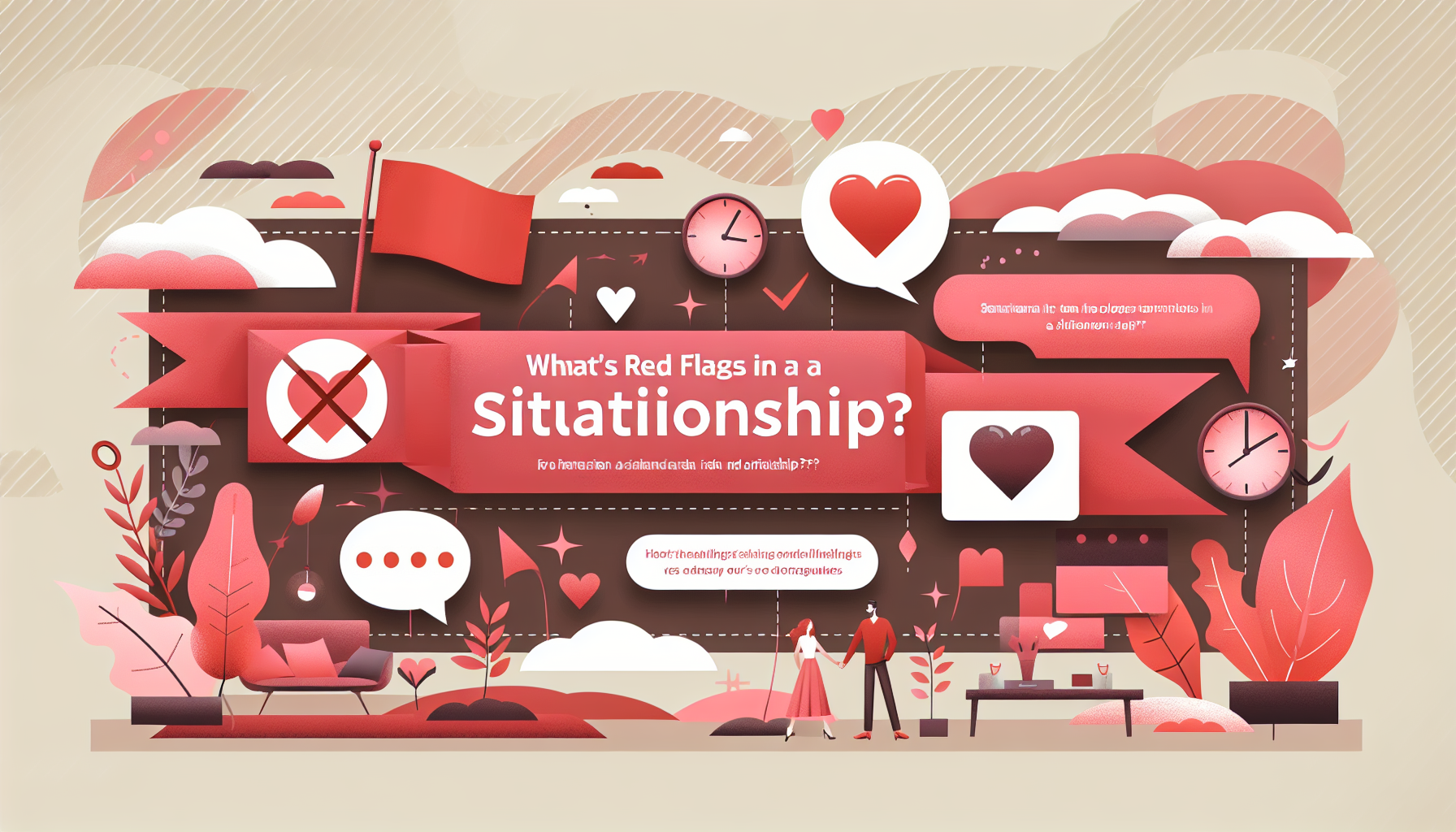 What are red flags in a situationship?